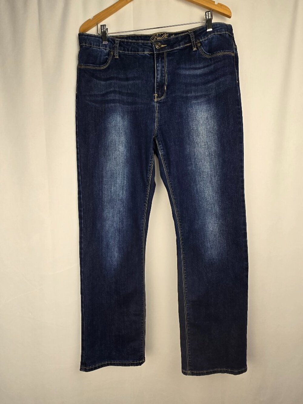 Buffalo David Bitton Misha Mid Rise Straight Leg Jeans Size 16x30 EUC
